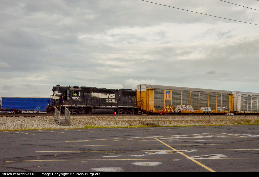 NS GP38-2 High nose Locomotive in the yard